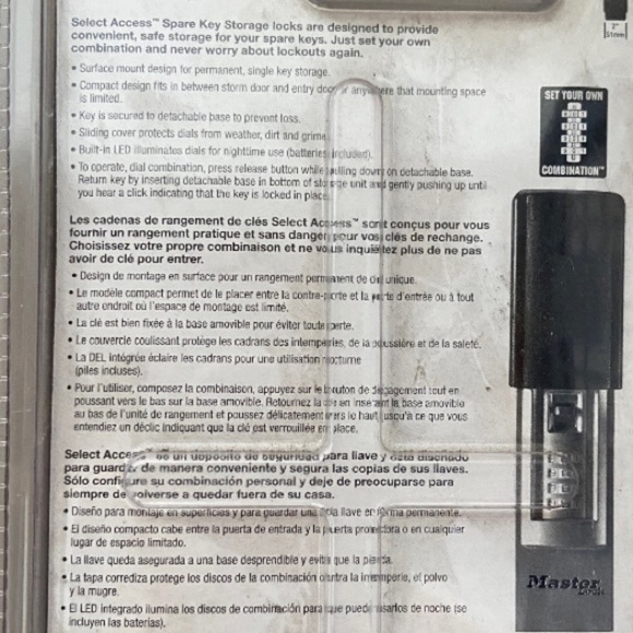 Master Lock 77737 Locking Key Storage Lock NEW - Picture 5 of 5